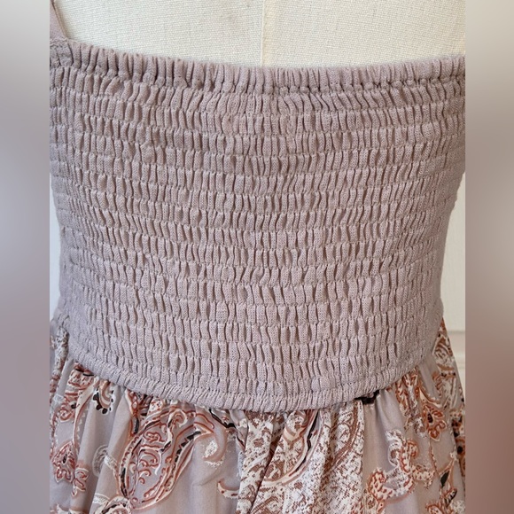 Band of Gypsies‎ Linen Bustier Top Jumpsuit Size Medium - Picture 6 of 13